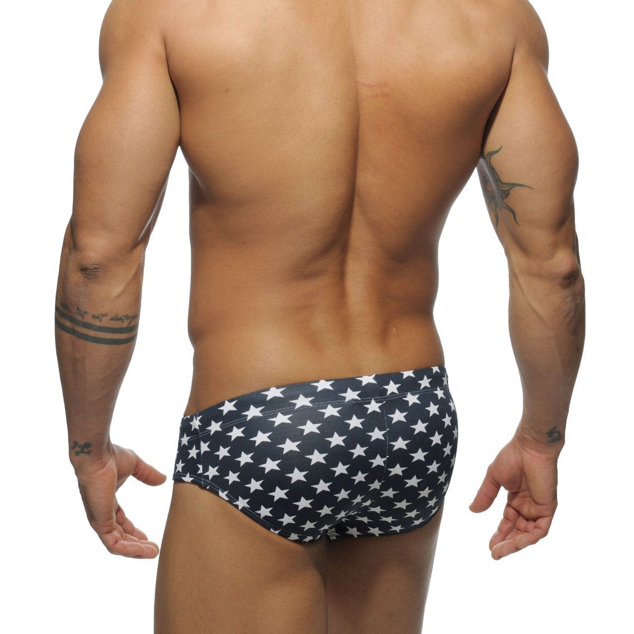 ORVLS Stars + Stripes Swim Briefs | dmunderwear detail image 4