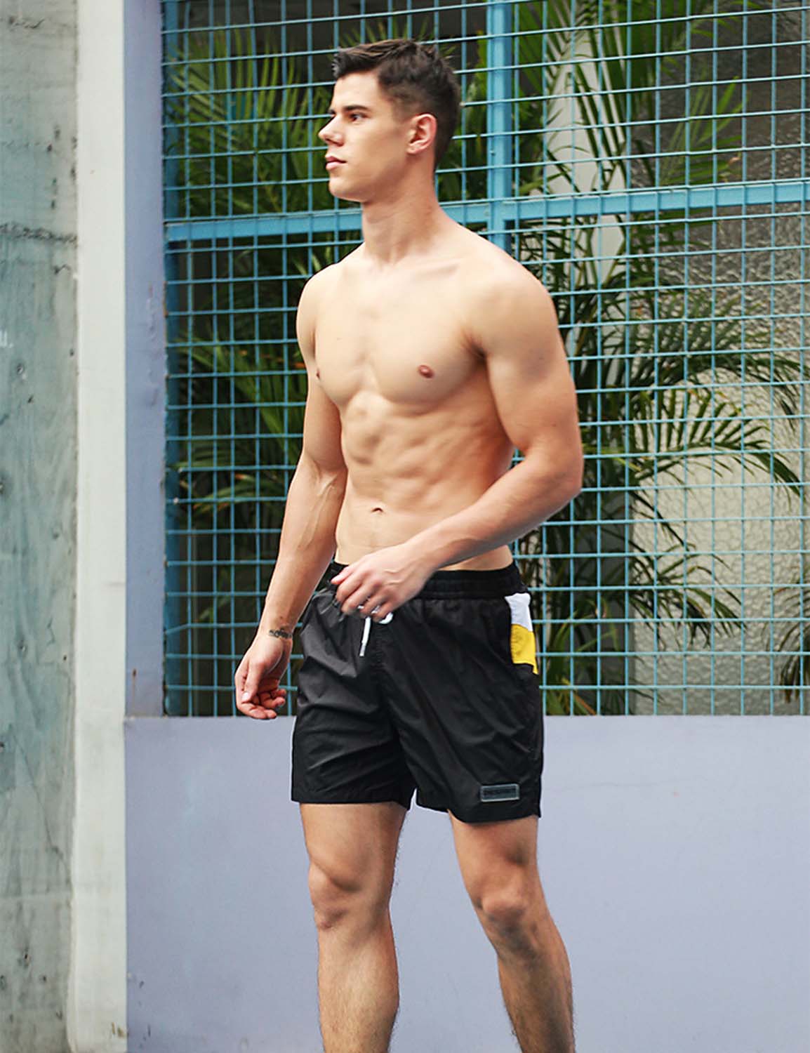 Stitching Quick-Dry Shorts S7937 | dmunderwear detail image 7