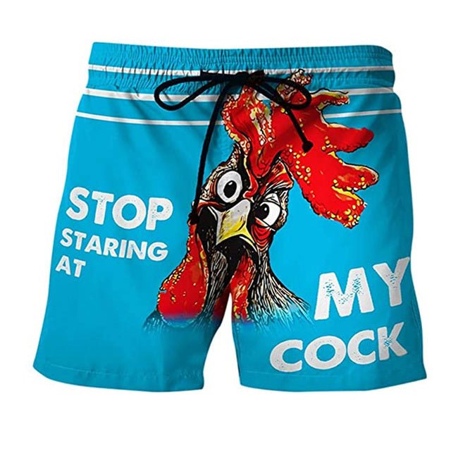 Stop Staring Board Shorts | dmunderwear detail image 7