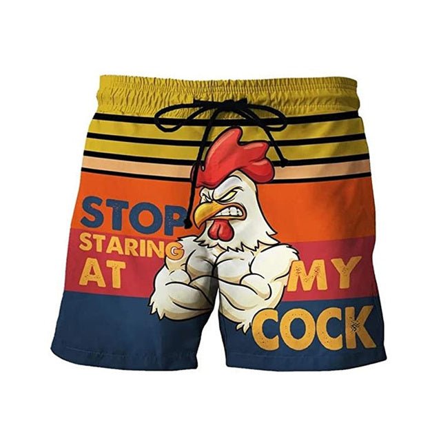 ORVLS Stop Staring Board Shorts | dmunderwear detail image 2