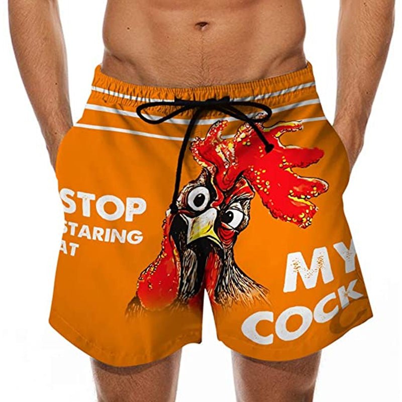 ORVLS Stop Staring Board Shorts | dmunderwear detail image 5