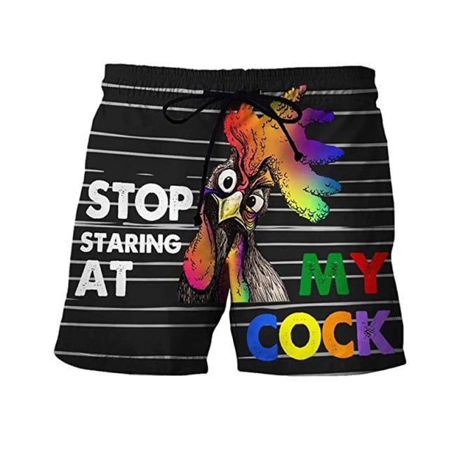ORVLS Stop Staring Board Shorts | dmunderwear detail image 9