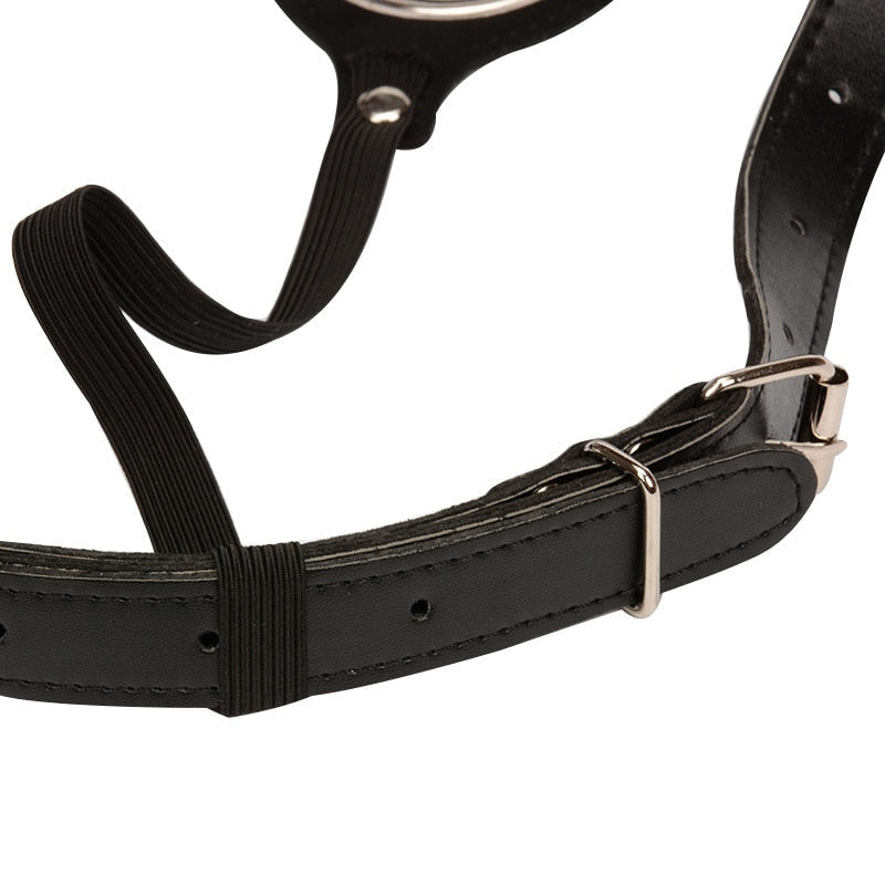 Strapped BDSM Penis Restraint Belt With Buckles | dmunderwear detail image 2