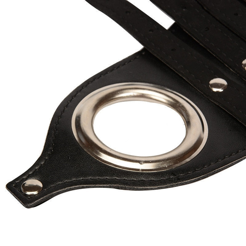 Strapped BDSM Penis Restraint Belt With Buckles | dmunderwear detail image 4