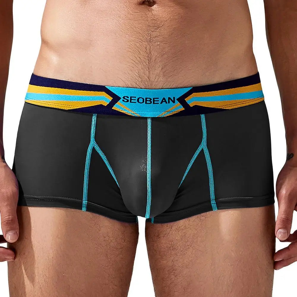Stretch Semi-Sheer Trunks | dmunderwear detail image 17