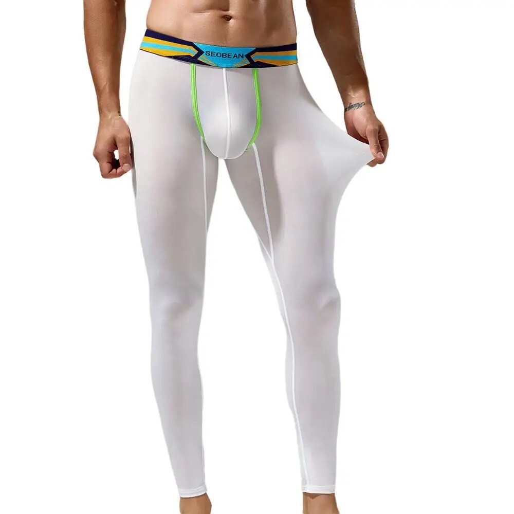 Stretch U-Pouch Leggings | dmunderwear detail image 10