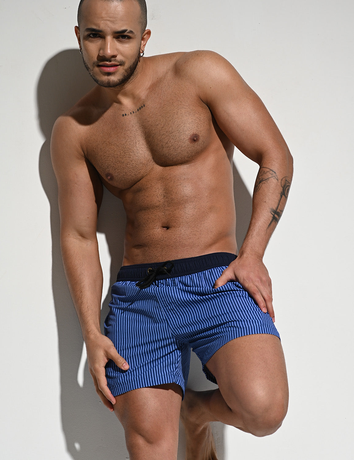Stripe Sport Swim Shorts | dmunderwear detail image 4