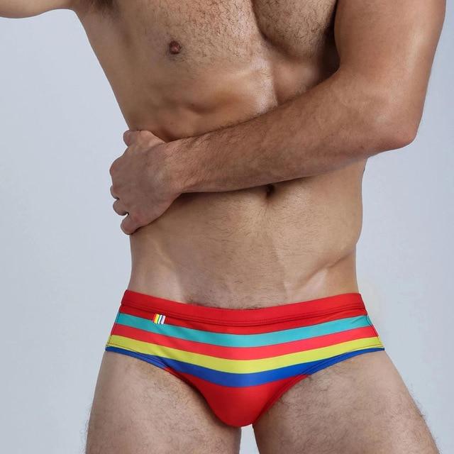 ORVLS Striped Away Swim Briefs | dmunderwear detail image 3