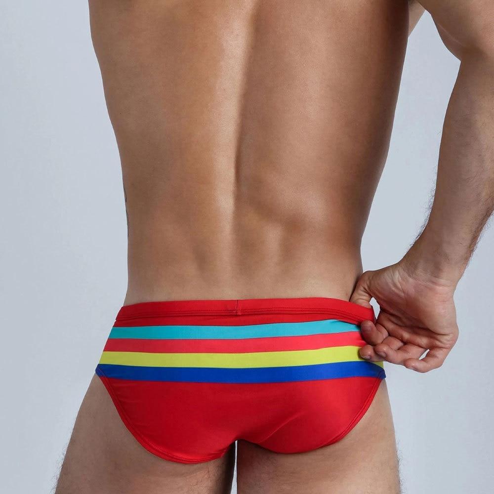 ORVLS Striped Away Swim Briefs | dmunderwear detail image 4