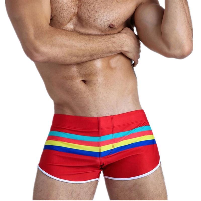 ORVLS Striped Away Swim Trunks | dmunderwear detail image 5