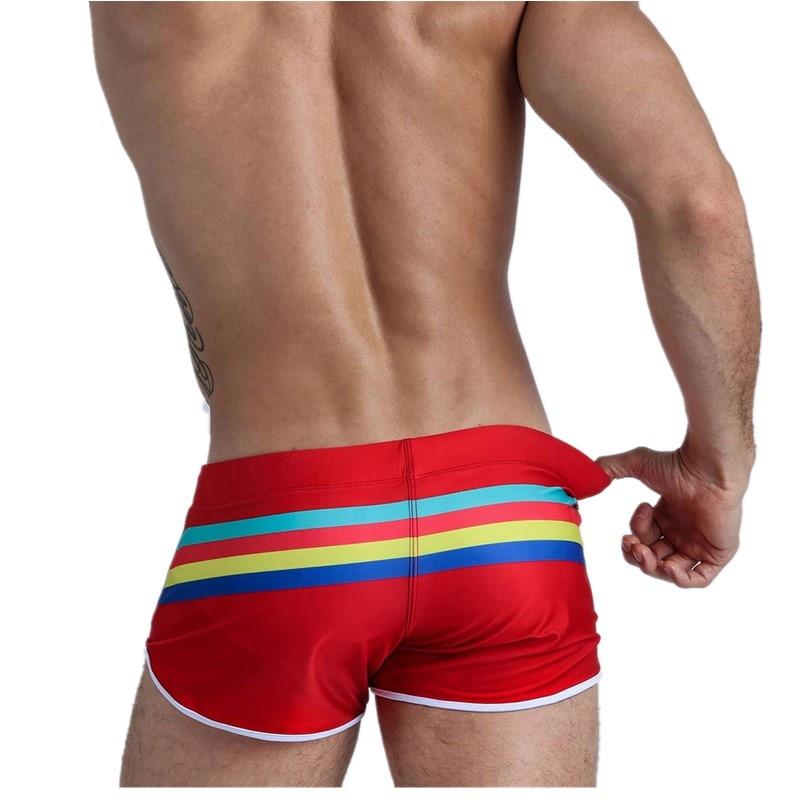 ORVLS Striped Away Swim Trunks | dmunderwear detail image 7