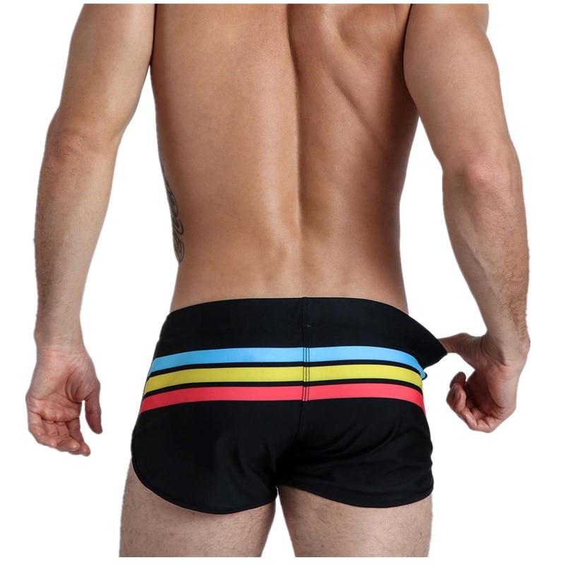 ORVLS Striped Away Swim Trunks | dmunderwear detail image 9