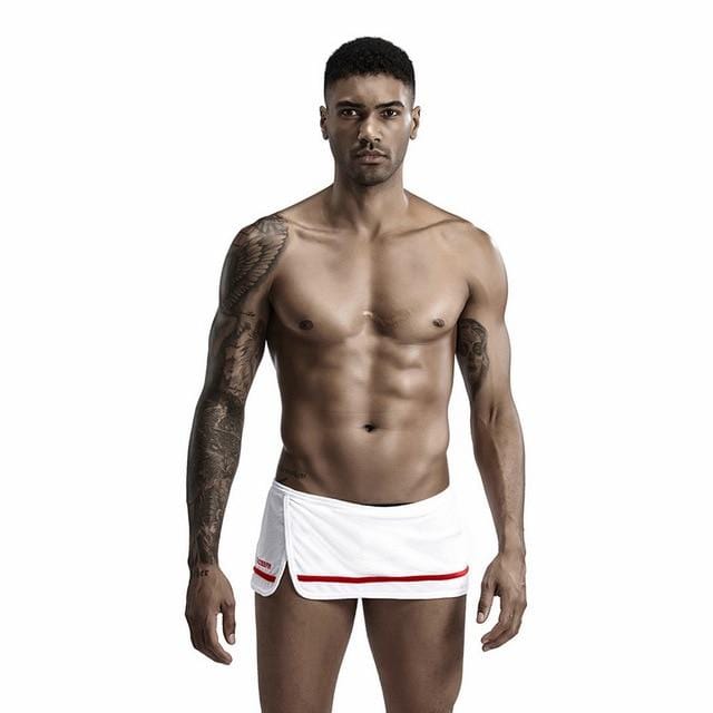 Striped Cloth Skirt | dmunderwear detail image 7