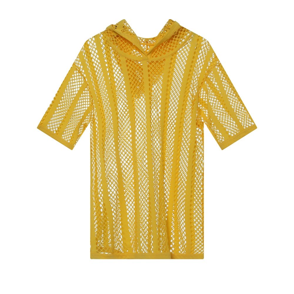 ORVLS Striped Hoodie Mesh Suit | dmunderwear detail image 16