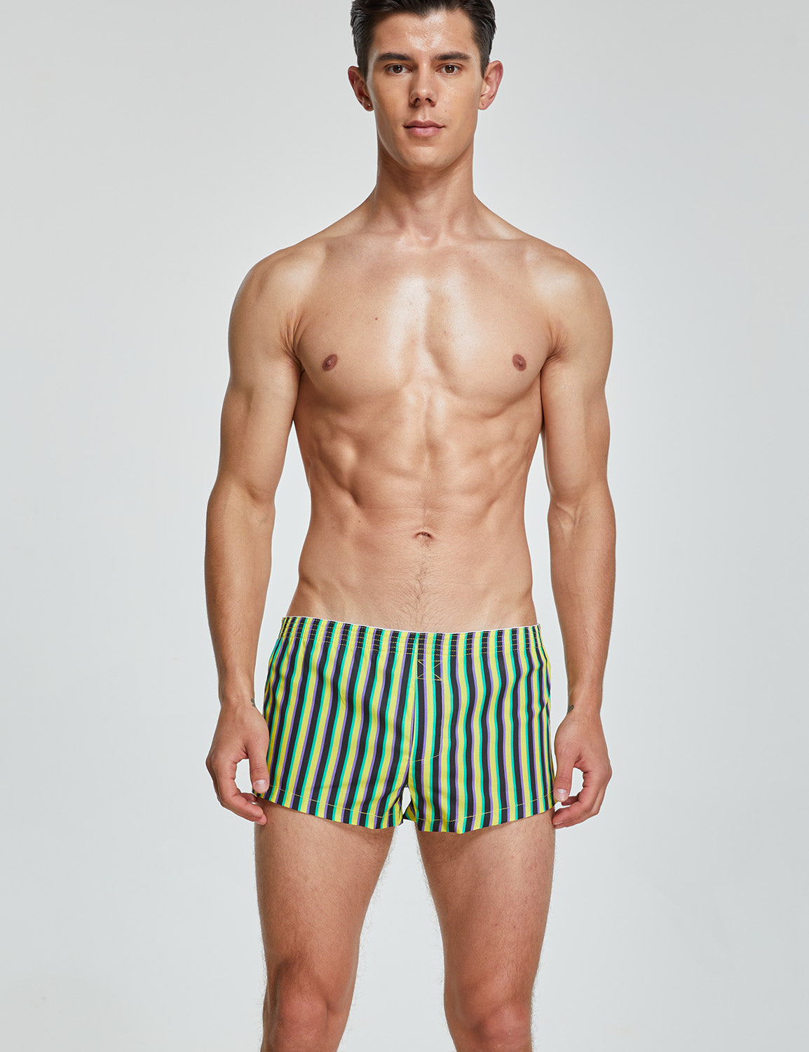 Striped Loose Trunks 230510 | dmunderwear detail image 15