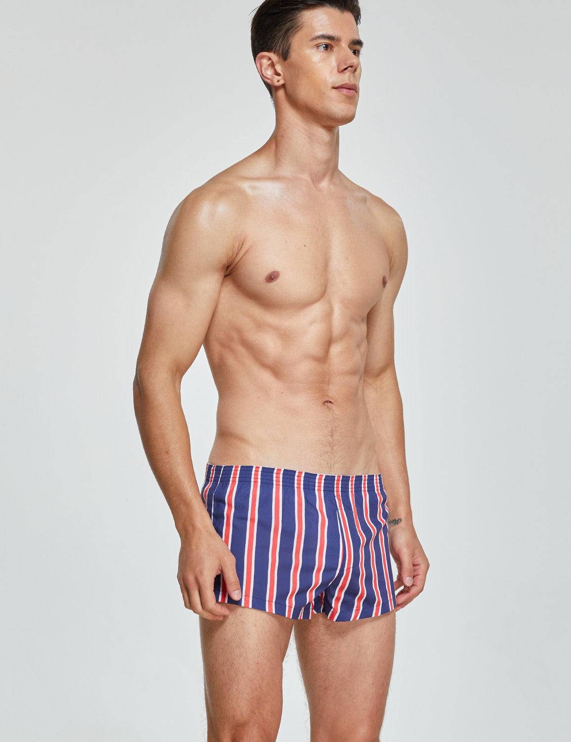 Striped Loose Trunks 230510 | dmunderwear detail image 3