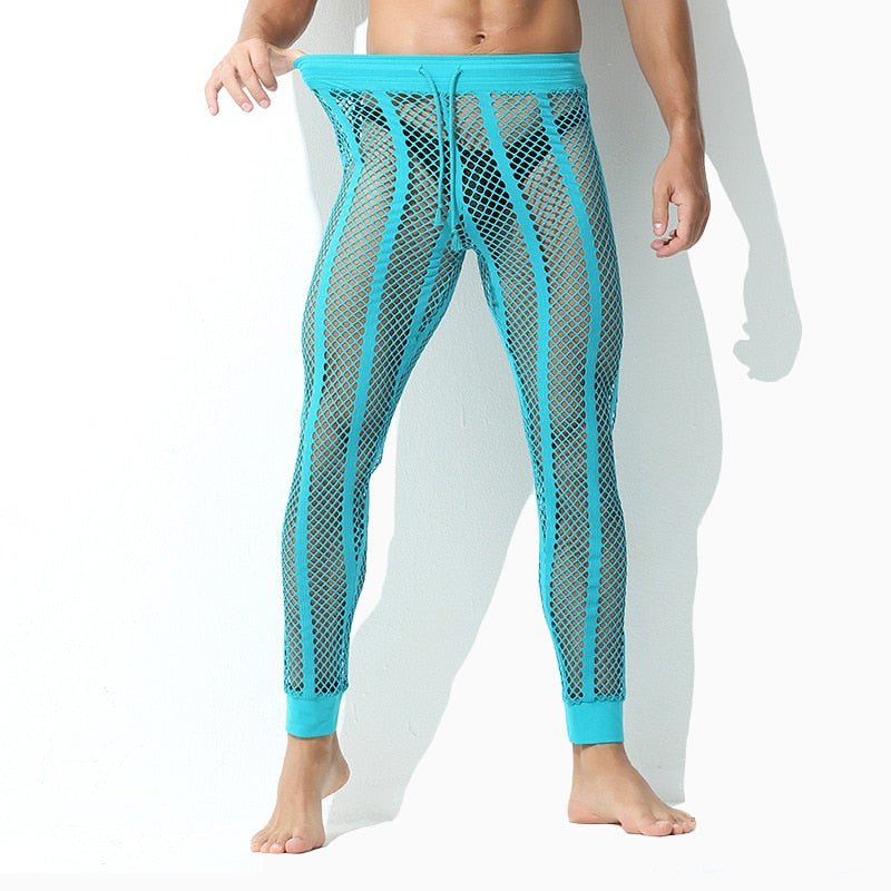 ORVLS Striped Mesh Tights | dmunderwear