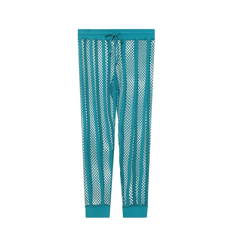 ORVLS Striped Mesh Tights | dmunderwear detail image 11