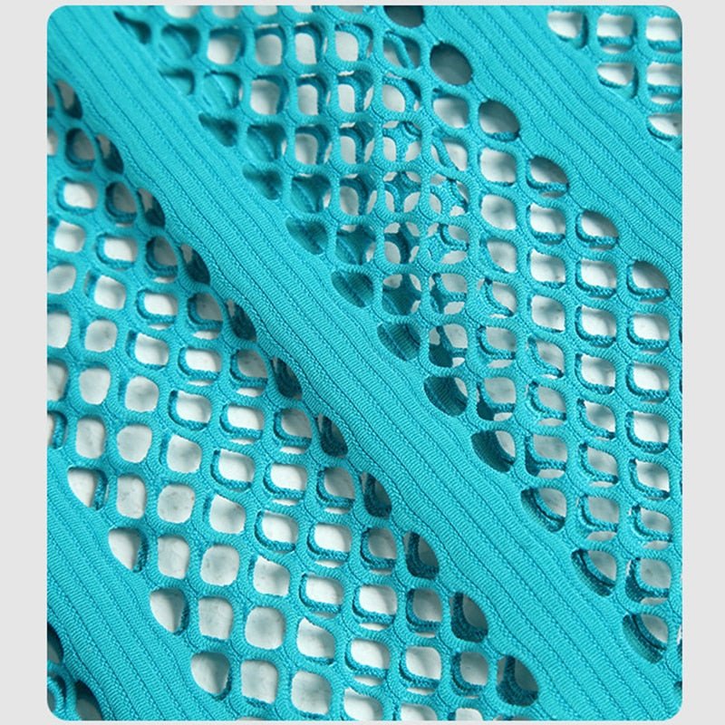 ORVLS Striped Mesh Tights | dmunderwear detail image 12