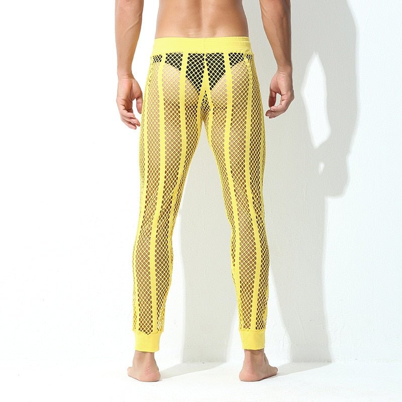 ORVLS Striped Mesh Tights | dmunderwear detail image 8