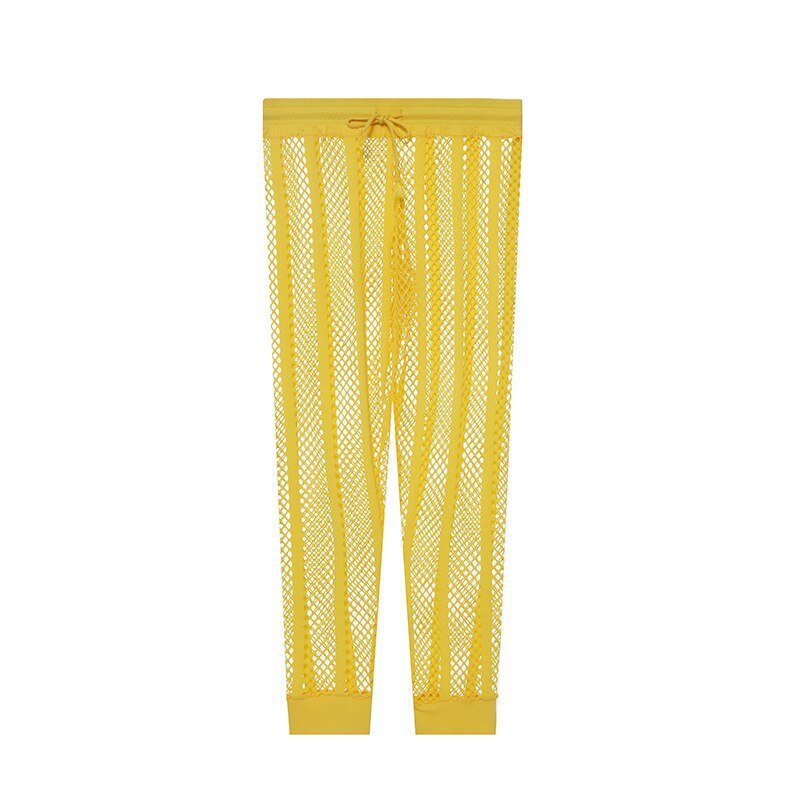 ORVLS Striped Mesh Tights | dmunderwear detail image 9