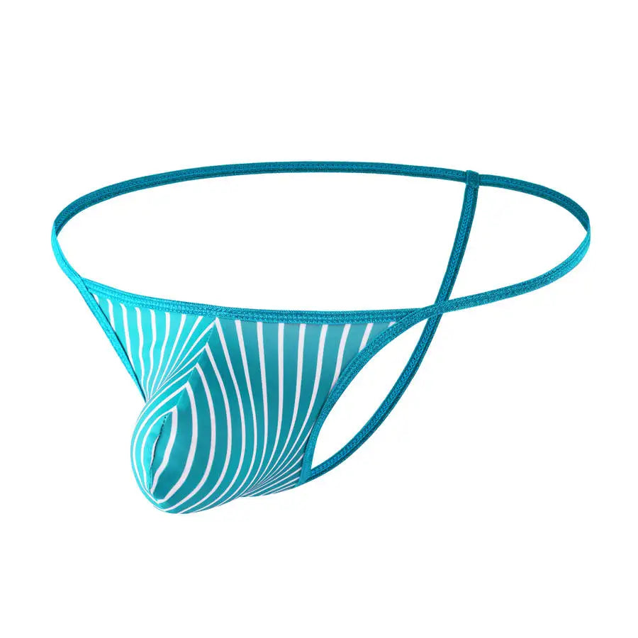 Striped Micro G-String | dmunderwear detail image 11