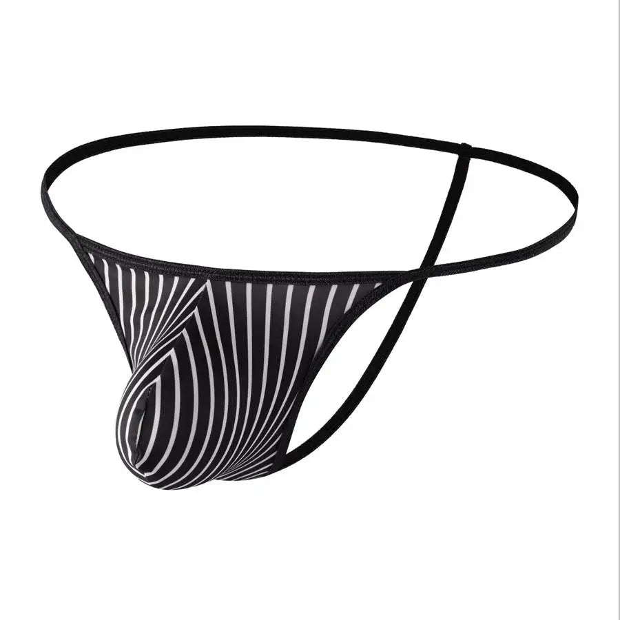 Striped Micro G-String | dmunderwear detail image 3
