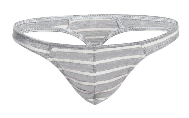 Striped Micro Thong | dmunderwear detail image 13