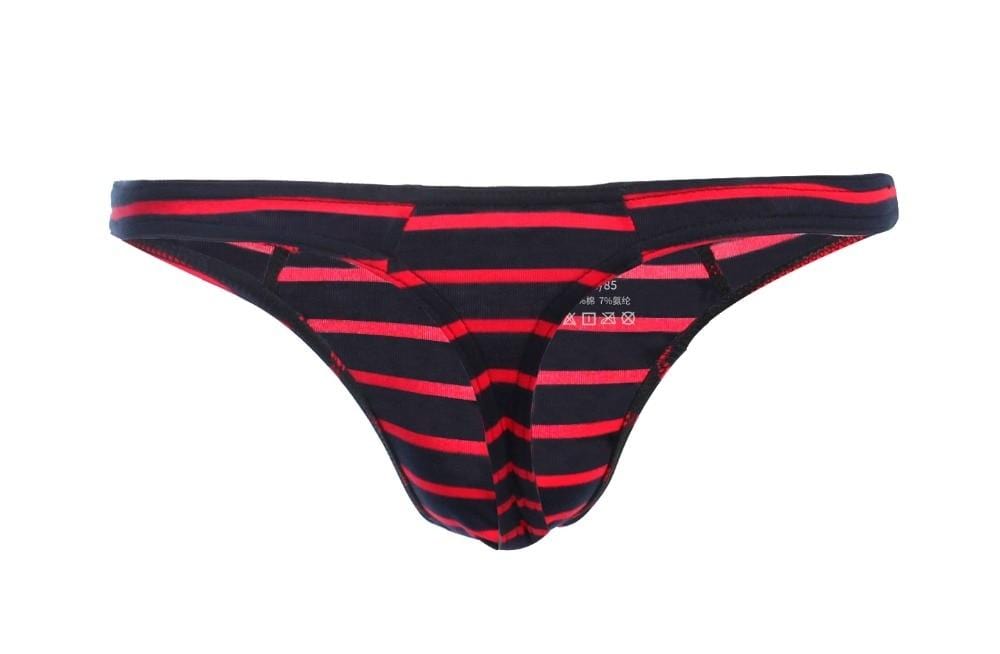 Striped Micro Thong | dmunderwear detail image 2