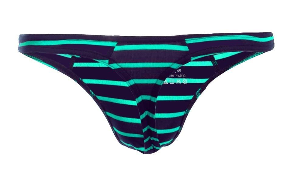 Striped Micro Thong | dmunderwear detail image 6
