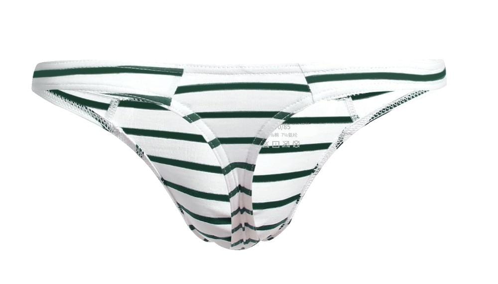 Striped Micro Thong | dmunderwear detail image 8