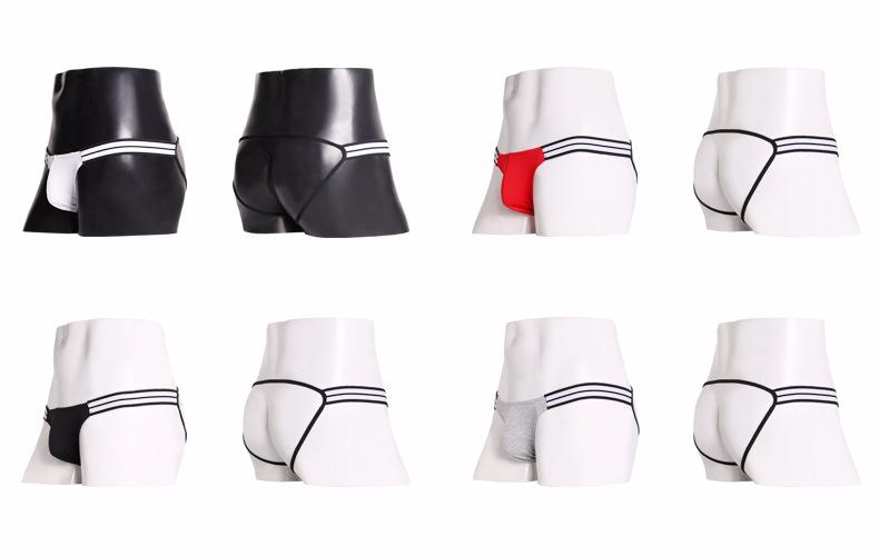 ORVLS Striped Skinny Jockstrap | dmunderwear detail image 5