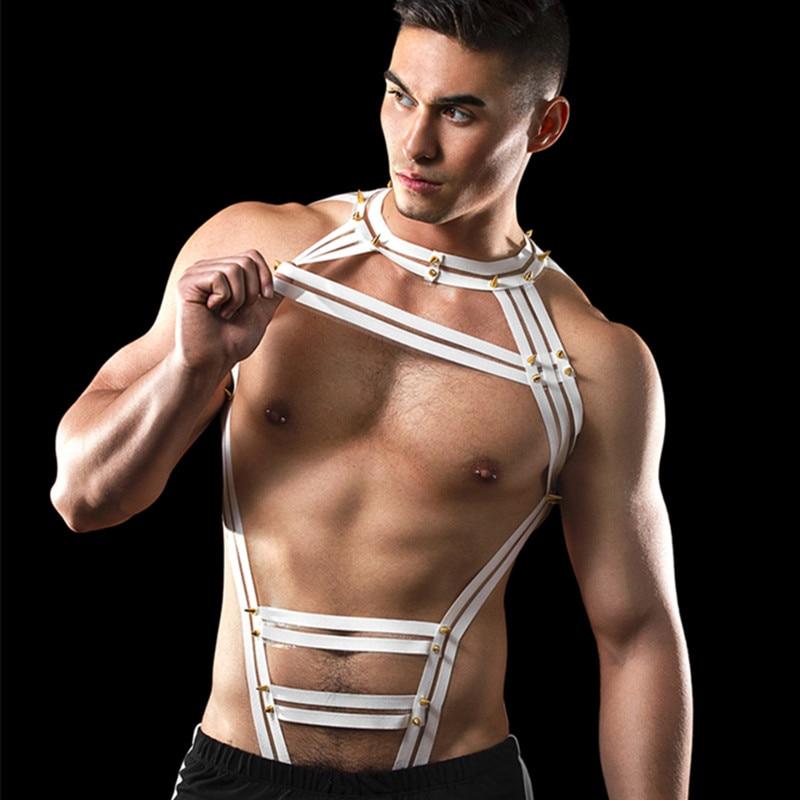ORVLS Studded Triple Body Harness | dmunderwear detail image 6
