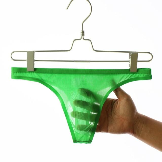 Strip Down Textured Thong | dmunderwear detail image 2