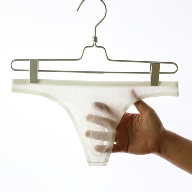 Strip Down Textured Thong | dmunderwear detail image 8