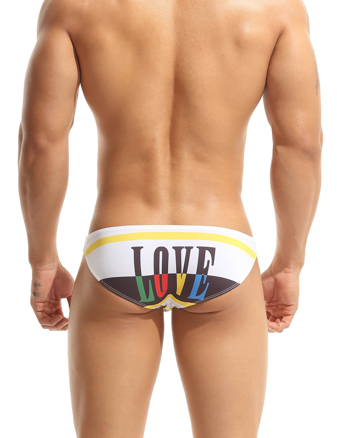 Super Low Rise Bikini Briefs "LOVE" 10109 | dmunderwear