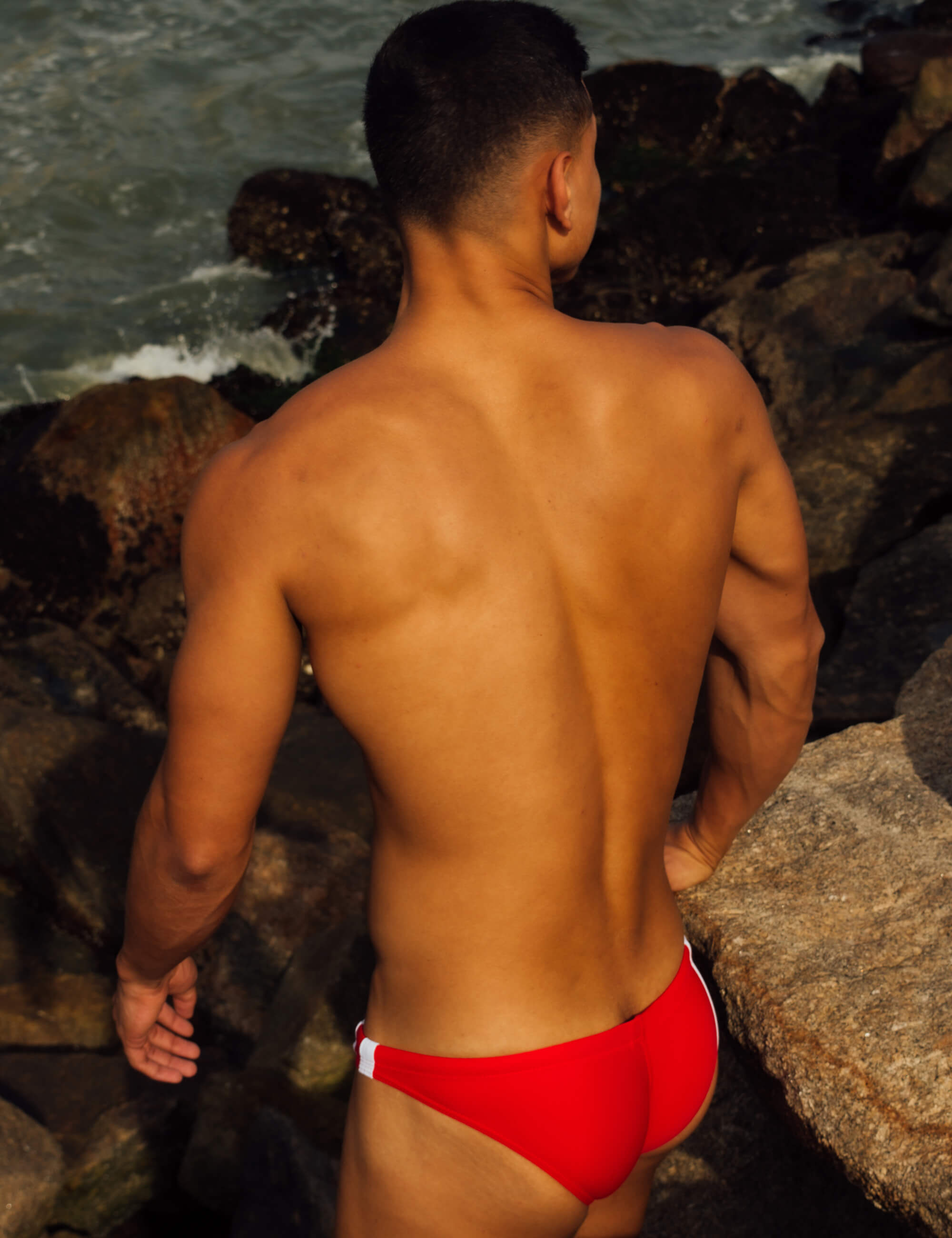 Super Low Rise Sexy Brief Bikini Swimwear 70901 | dmunderwear detail image 2