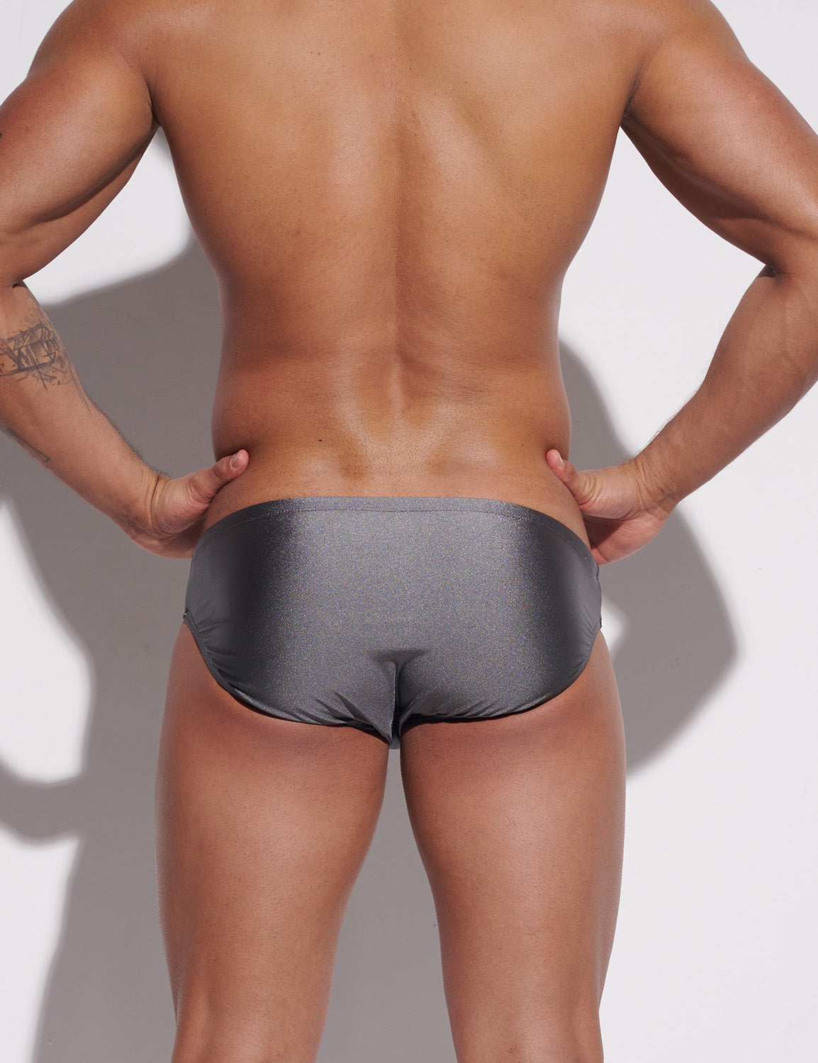 Super Low Rise Sexy Shiny Bikini Swim S3314 | dmunderwear detail image 11