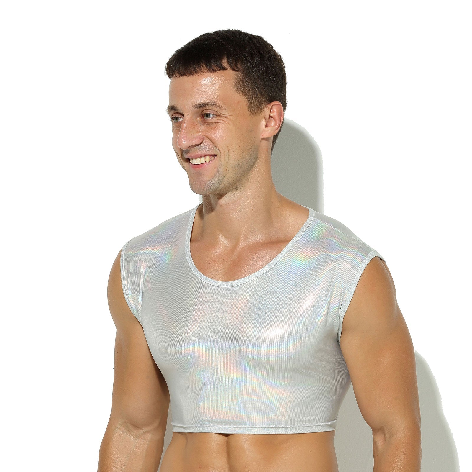 Superstar Crop Tank | dmunderwear detail image 11