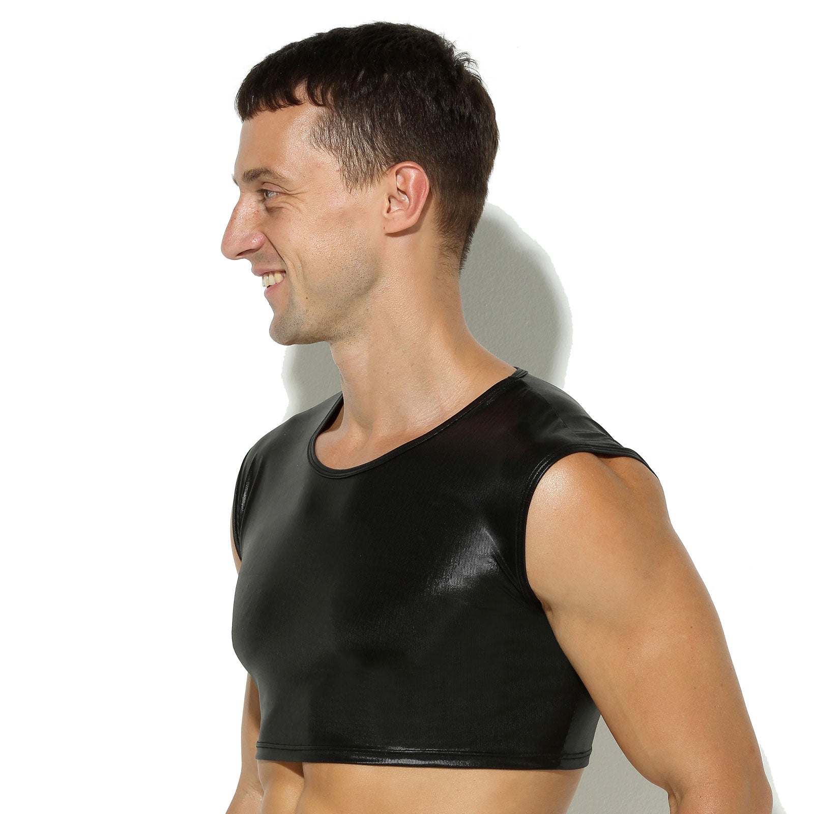 Superstar Crop Tank | dmunderwear detail image 6