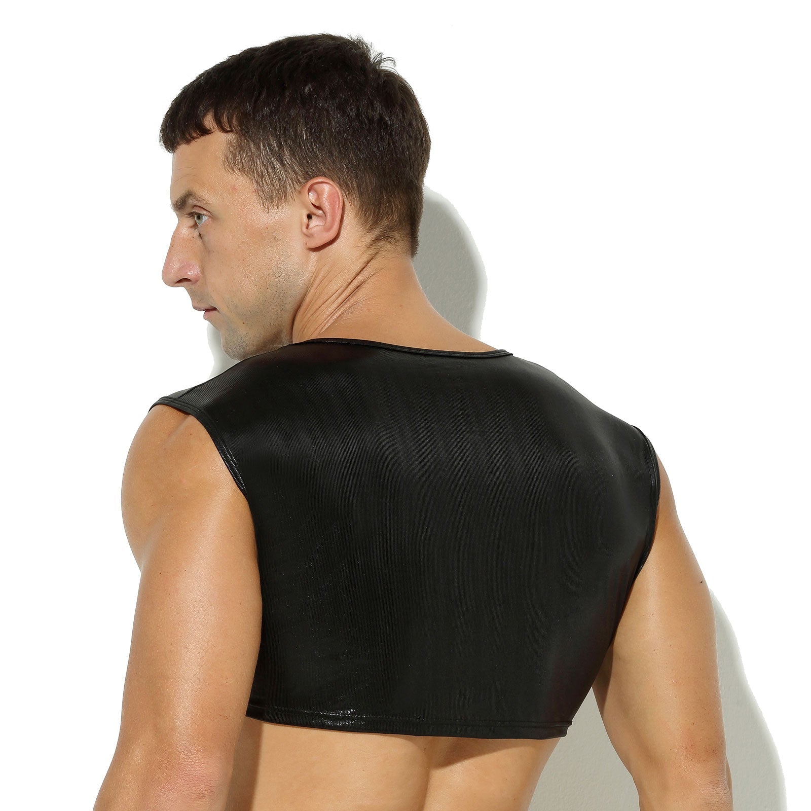 Superstar Crop Tank | dmunderwear detail image 7