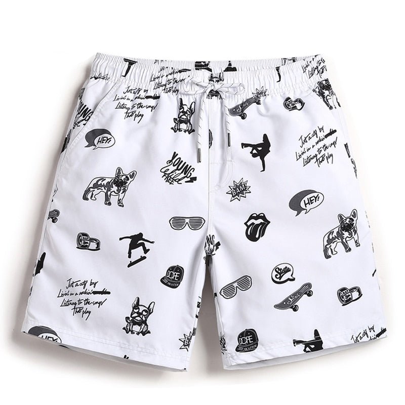 ORVLS Surfer Doodle Board Shorts | dmunderwear
