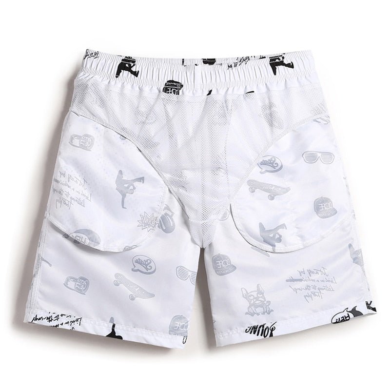 ORVLS Surfer Doodle Board Shorts | dmunderwear detail image 3