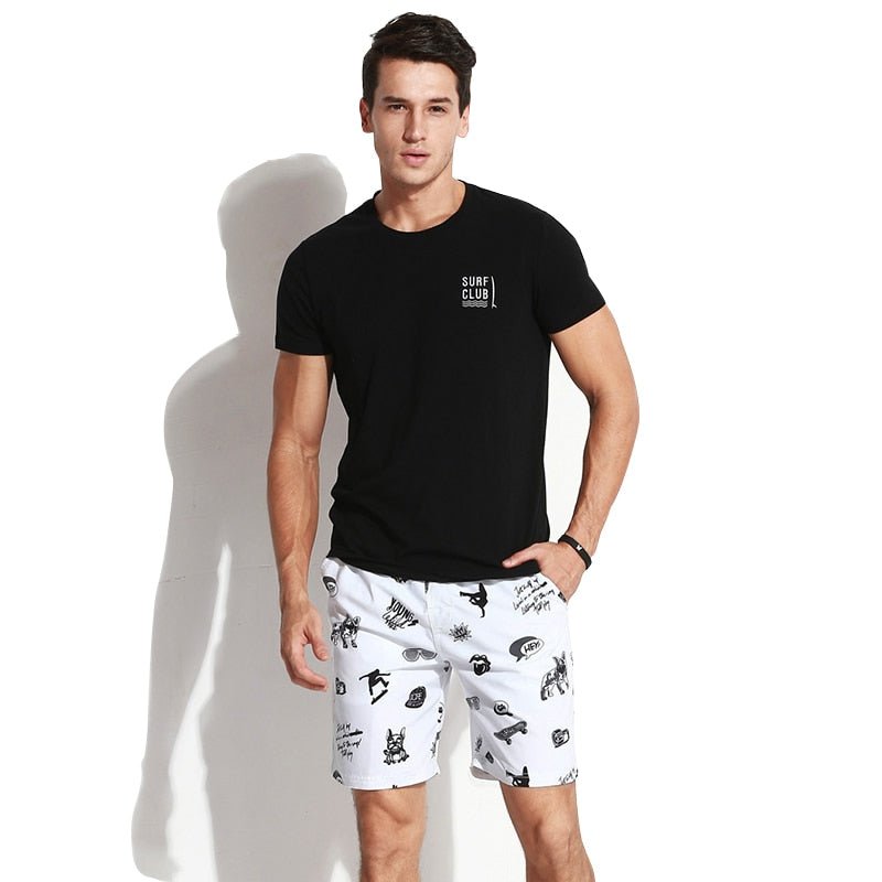 ORVLS Surfer Doodle Board Shorts | dmunderwear detail image 4