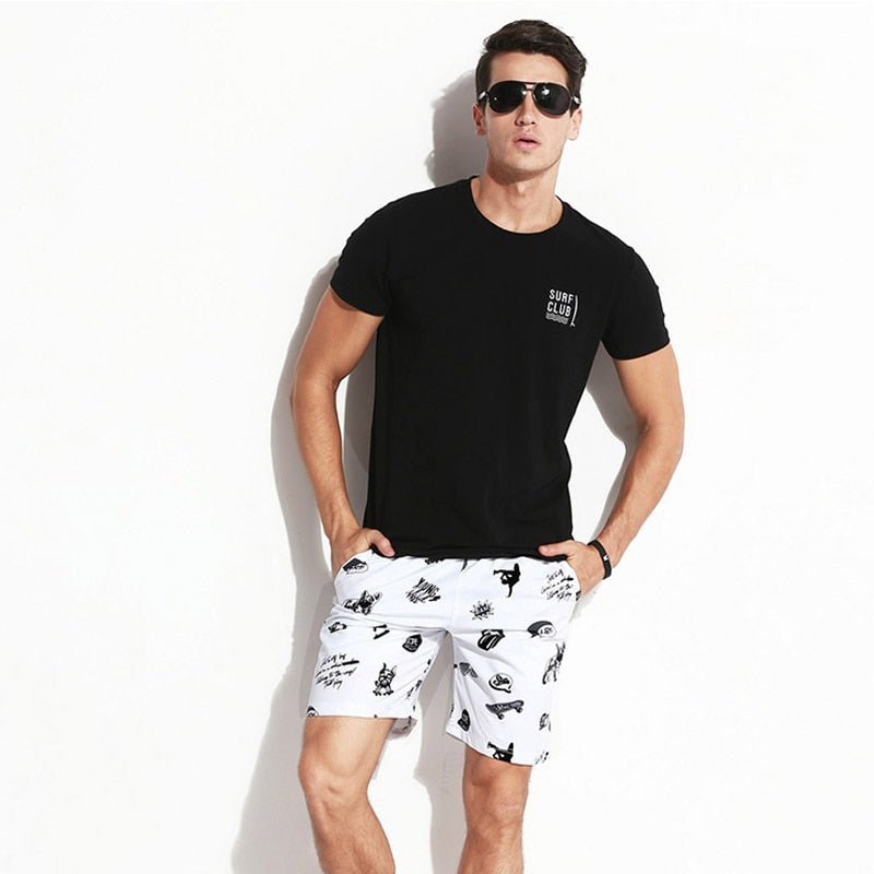 ORVLS Surfer Doodle Board Shorts | dmunderwear detail image 5