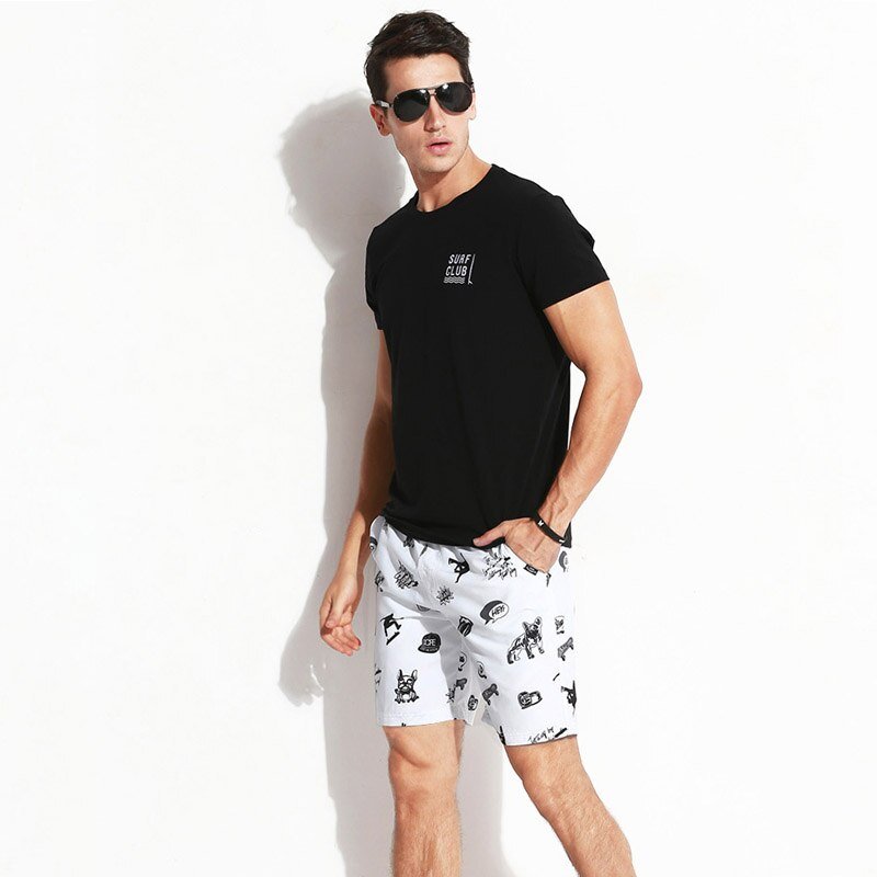 ORVLS Surfer Doodle Board Shorts | dmunderwear detail image 6