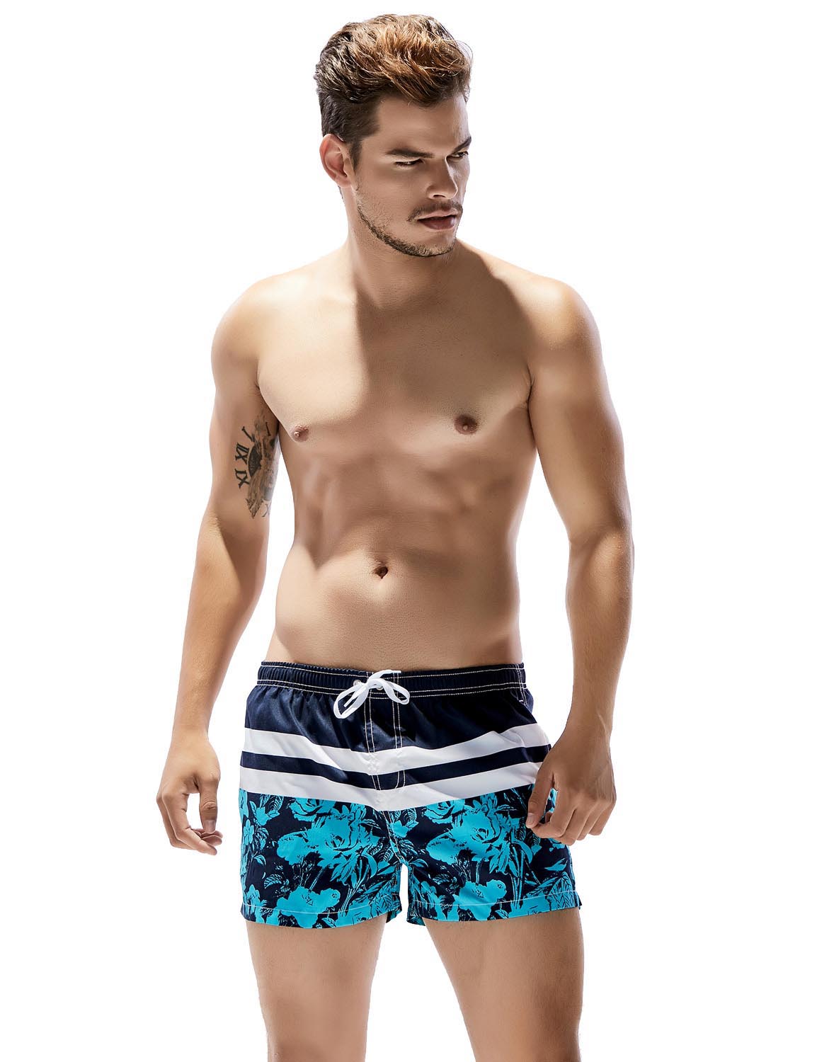 Flower Swim Beach Surf Shorts 71306 | dmunderwear detail image 15