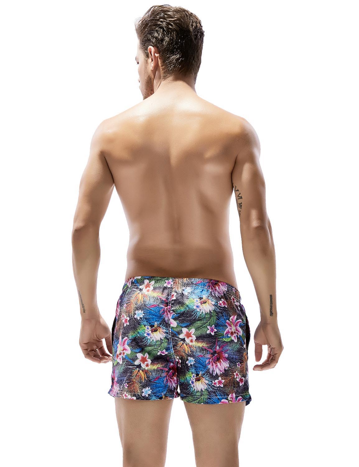 Flower Swim Beach Surf Shorts 71306 | dmunderwear detail image 2