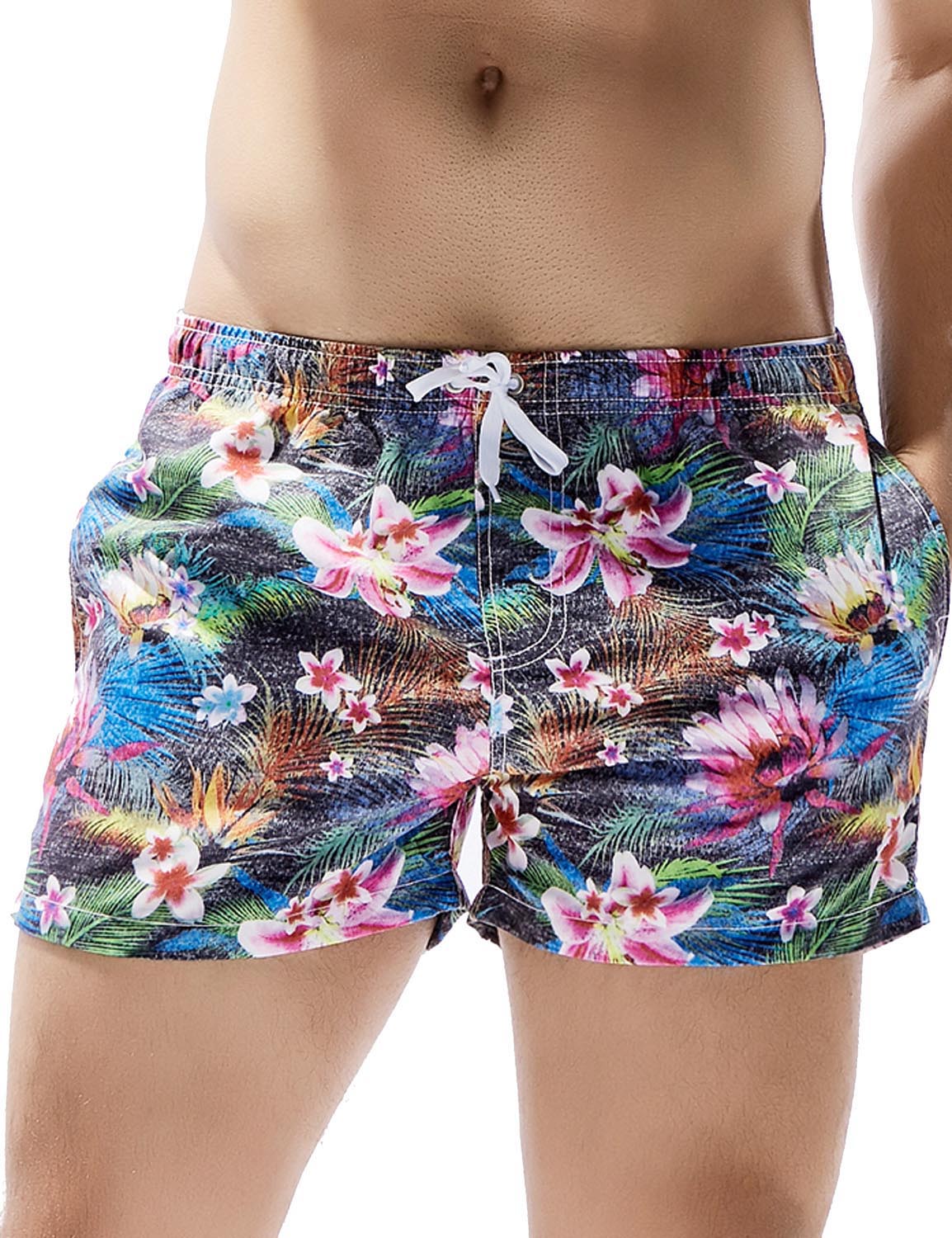 Flower Swim Beach Surf Shorts 71306 | dmunderwear detail image 4