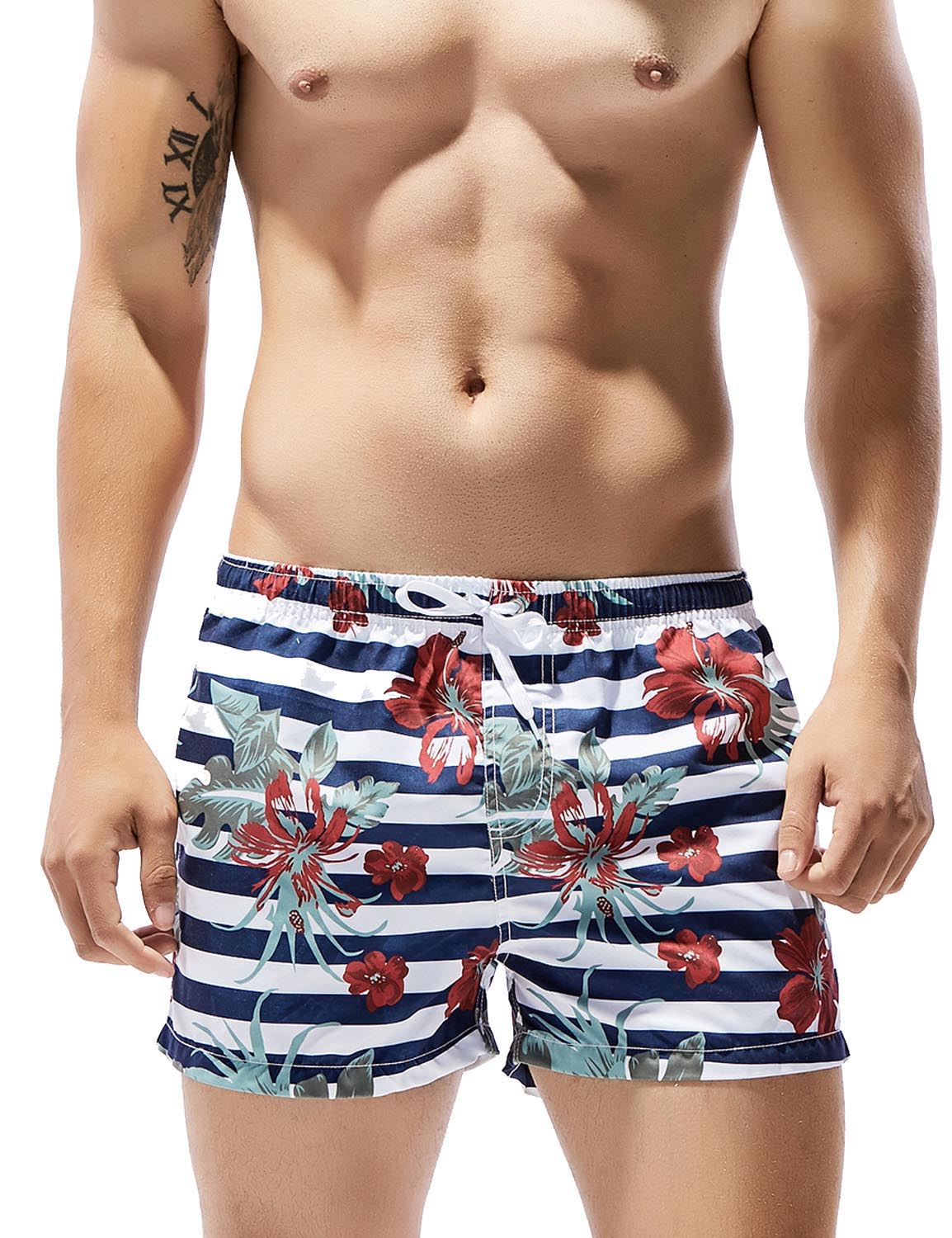Flower Swim Beach Surf Shorts 71306 | dmunderwear detail image 5